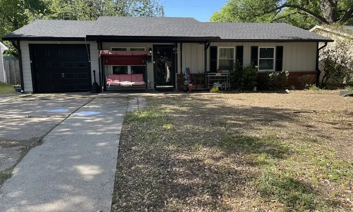Hail Damage Roof Repair crew at work on a residential roof in Live Oak